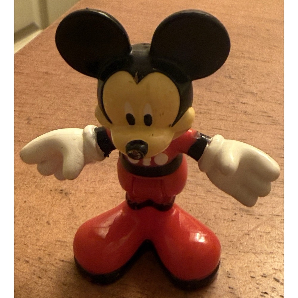 Mickey Mouse Disney Clubhouse Race Cake Topper Bendable figure Mattel‎ 2010